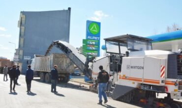 Konya Belediyesi ilçe ve şehir içi yol asfalt çalışmaları